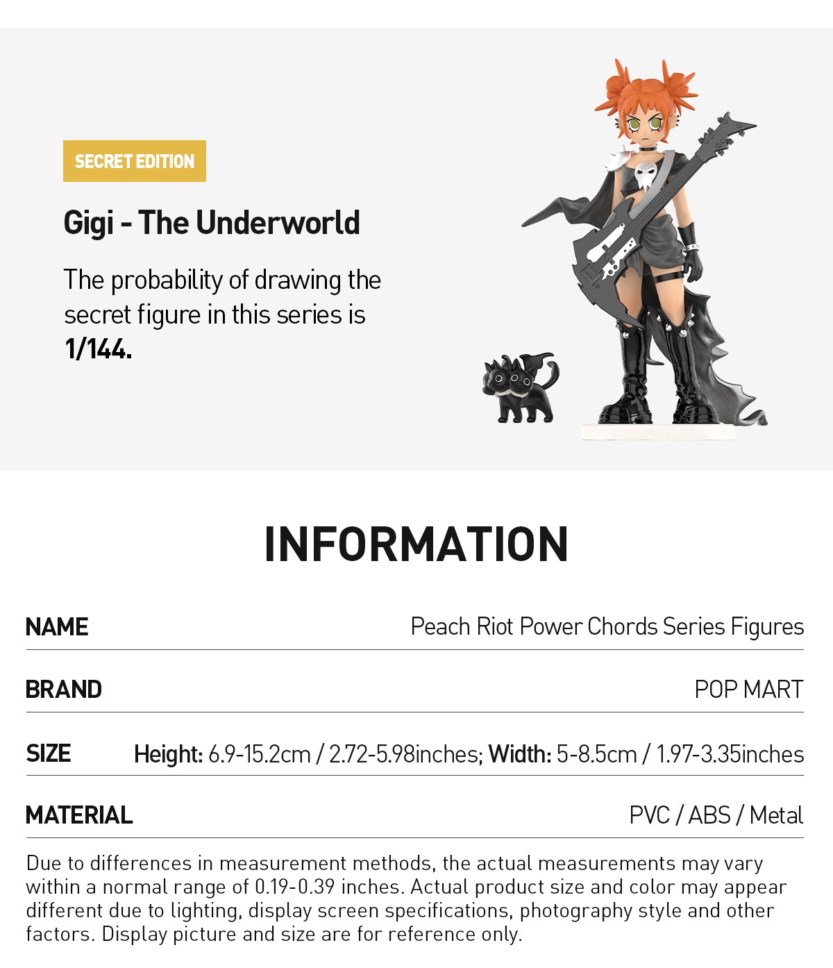 Peach Riot — Power Chords Figures Blind Box | POP MART — official detail
