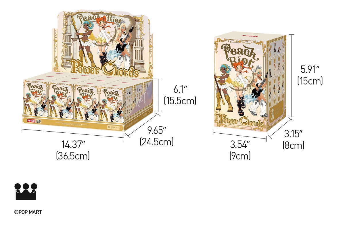 Peach Riot — Power Chords Figures Blind Box | POP MART — official detail