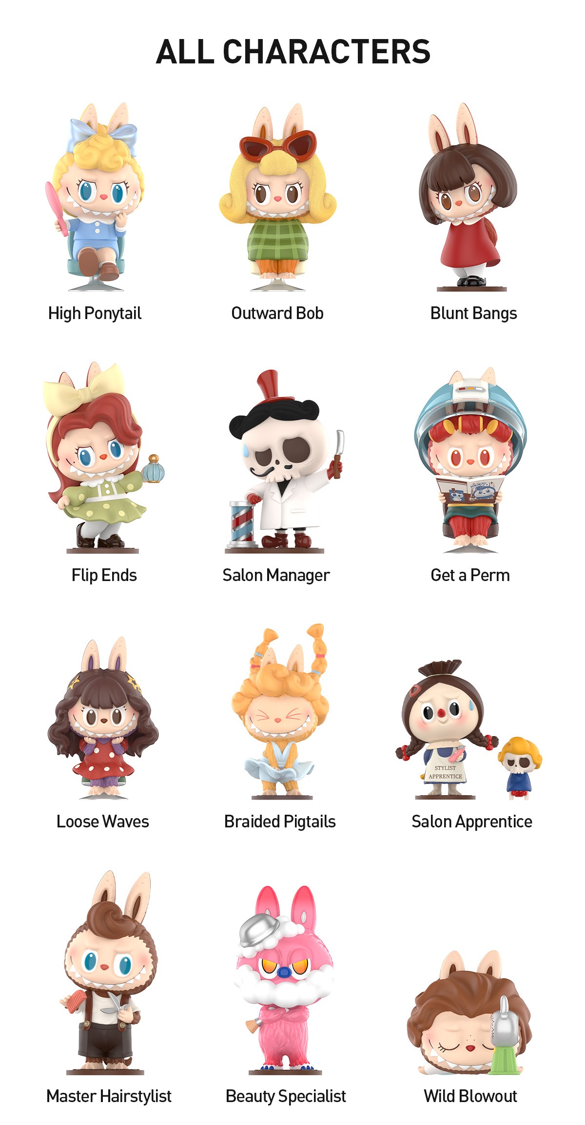 THE MONSTERS — Hair Salon Figures Blind Box | POP MART — official detail