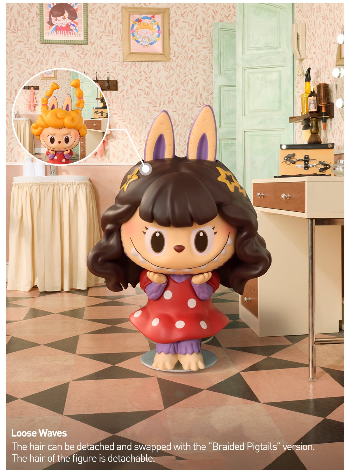 THE MONSTERS — Hair Salon Figures Blind Box | POP MART — official detail