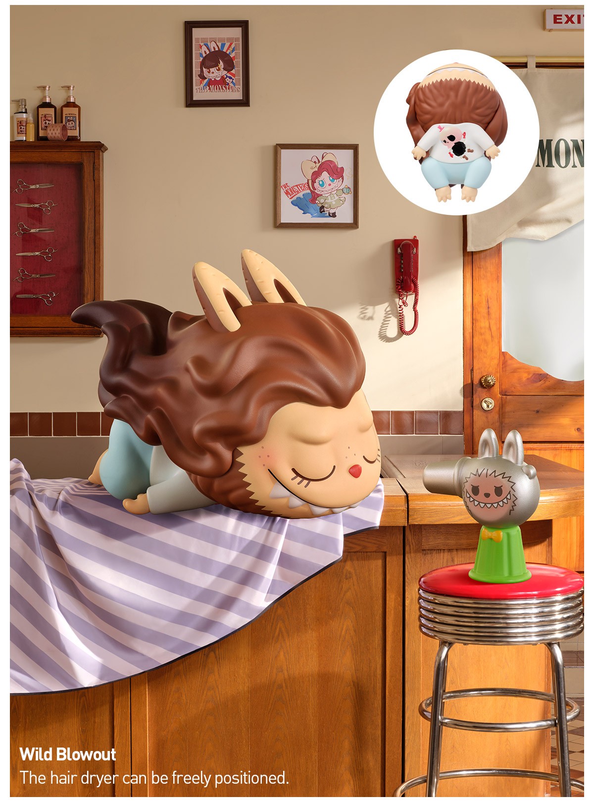 THE MONSTERS — Hair Salon Figures Blind Box | POP MART — official detail