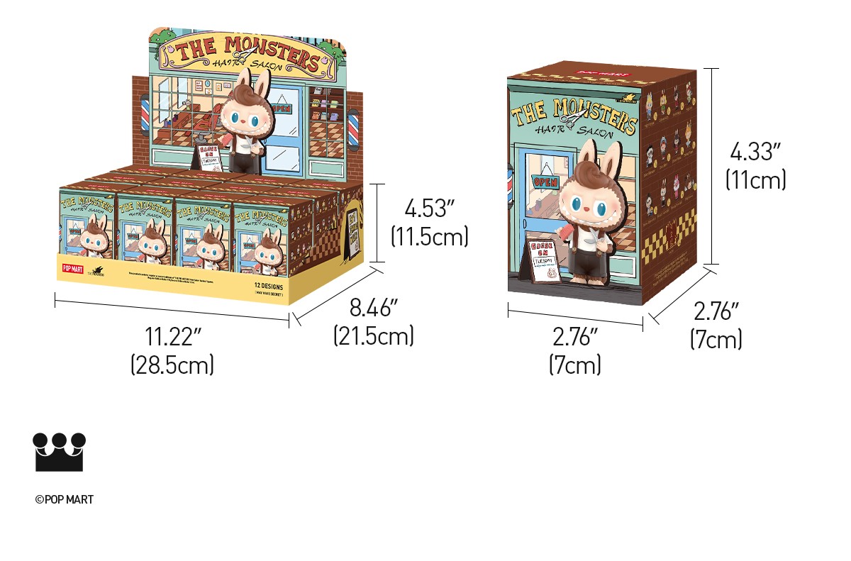 THE MONSTERS — Hair Salon Figures Blind Box | POP MART — official detail