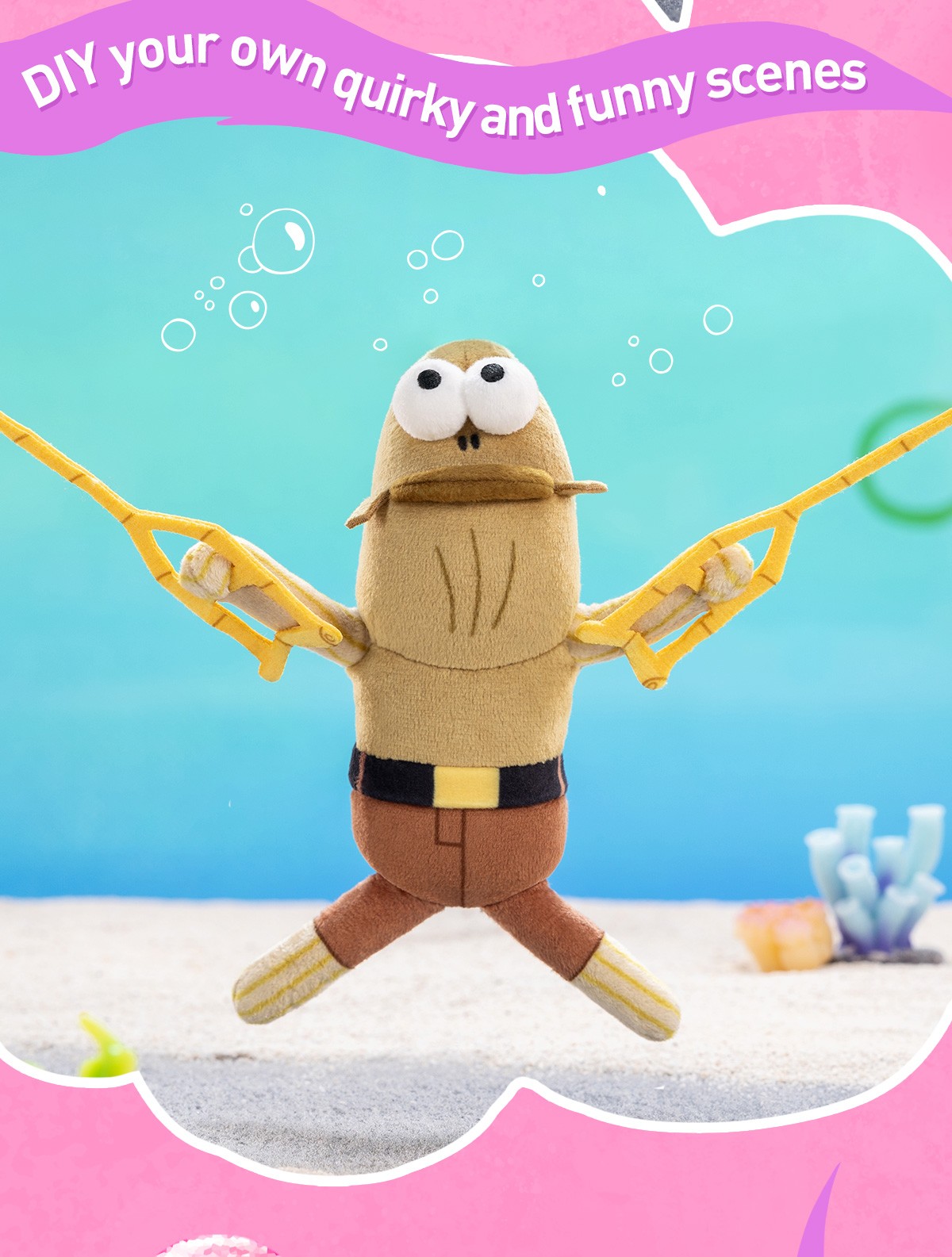 SpongeBob — Residents of Bikini Bottom Whimsical Plush Part 2 Blind Box | POP MART — official detail