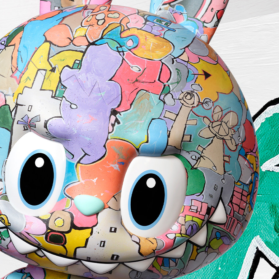 MEGA LABUBU 400% Tenth Anniversary Collectible Figure by Pop Mart