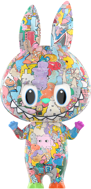 MEGA LABUBU 400% Tenth Anniversary Collectible Figure by Pop Mart