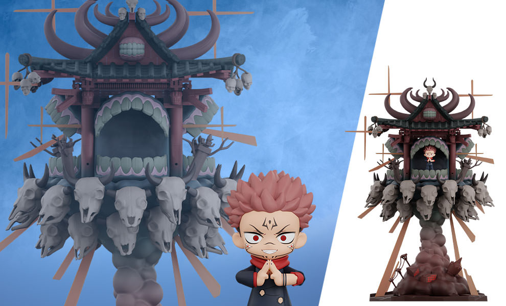 Jujutsu Kaisen Series Scene Blocks - Sukuna Collectible Figure by Pop Mart