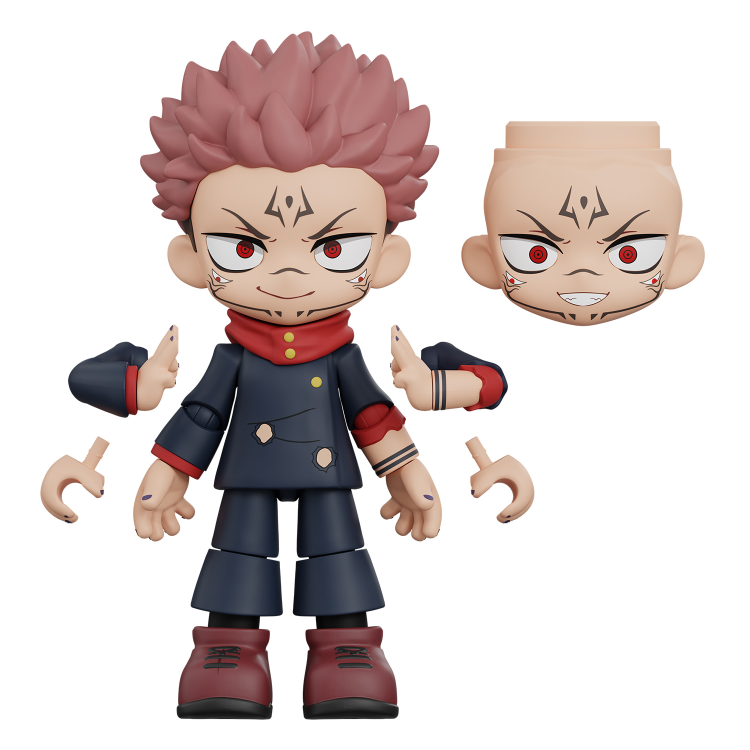 Jujutsu Kaisen Series Scene Blocks - Sukuna Collectible Figure by Pop Mart