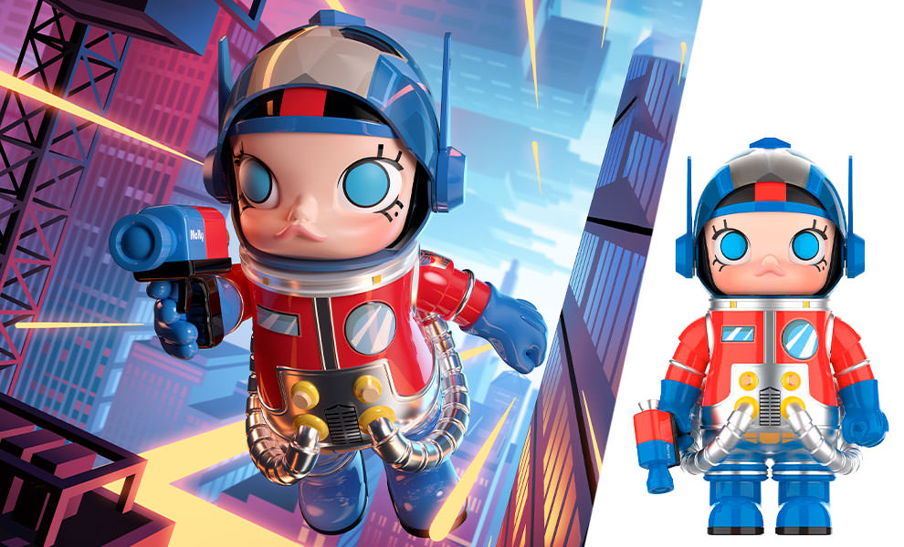 MEGA SPACE MOLLY 400% Optimus Prime Collectible Figure by Pop Mart