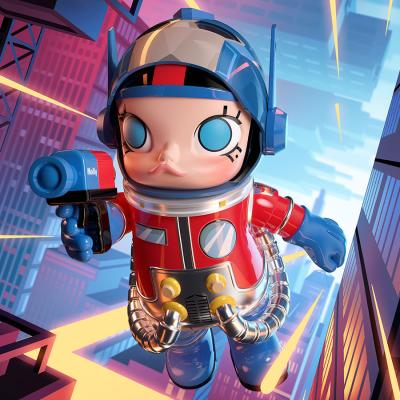 MEGA SPACE MOLLY 400% Optimus Prime Collectible Figure by Pop Mart