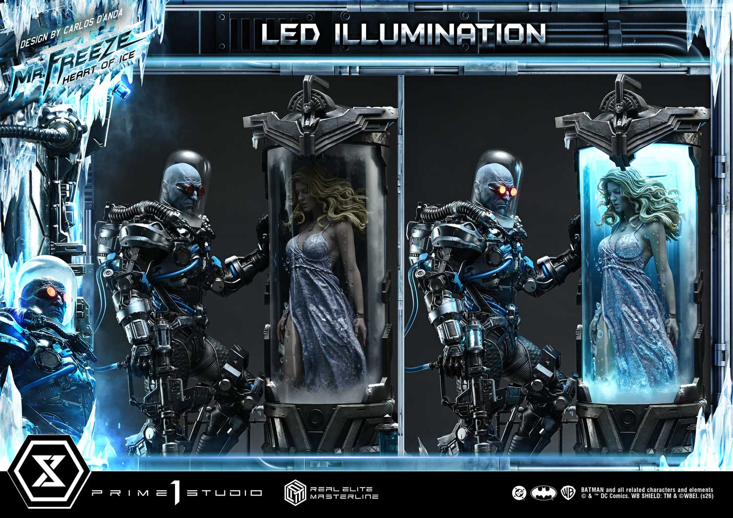 Mr. Freeze: Heart of Ice 1:3 Scale Statue by Prime 1 Studio