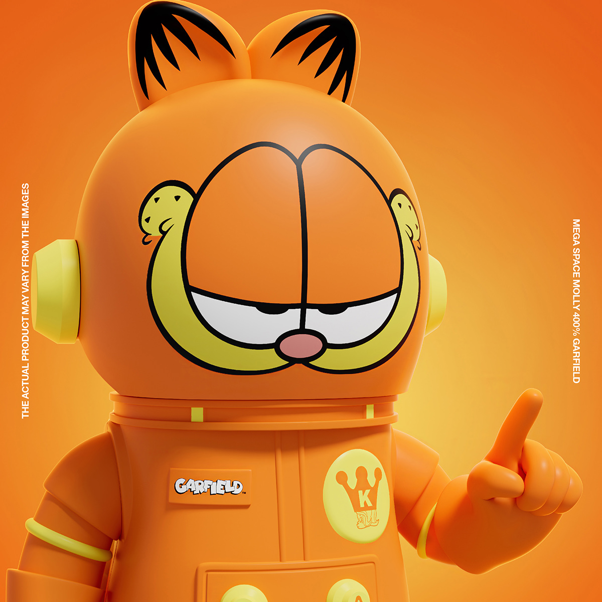 MEGA SPACE MOLLY 400% Garfield Collectible Figure by Pop Mart