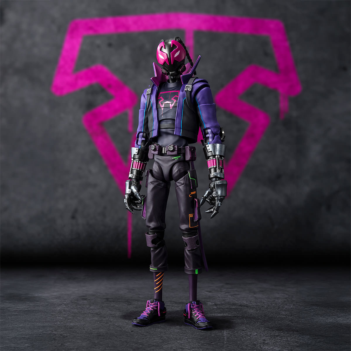Miles G. Morales -42 Miles on the Prowler's Path- Action Figure by Tamashii Nations