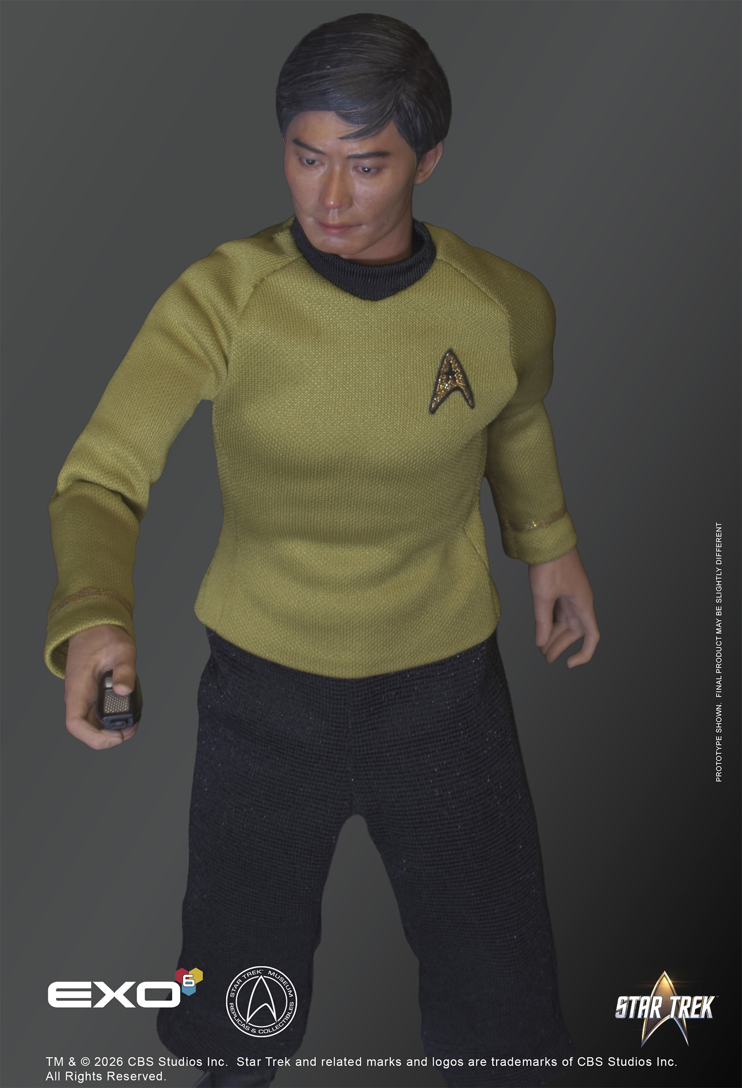 Lieutenant Hikaru Sulu Sixth Scale Figure by EXO-6