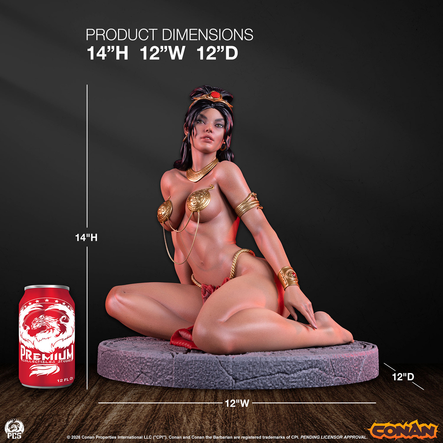 Conan “The Maiden” 1:3 Scale Statue by PCS
