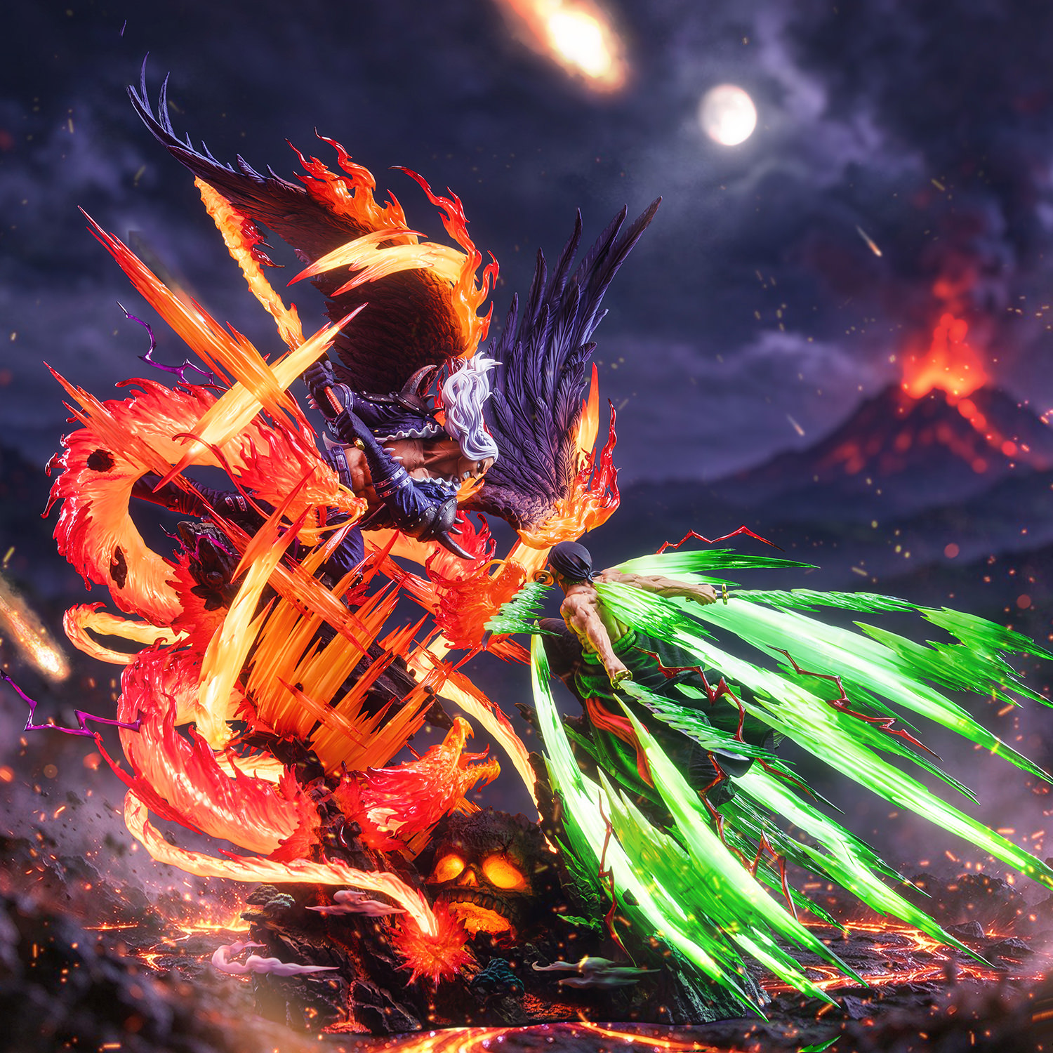Zoro vs. King Statue by Jimei Palace x Anikingdom
