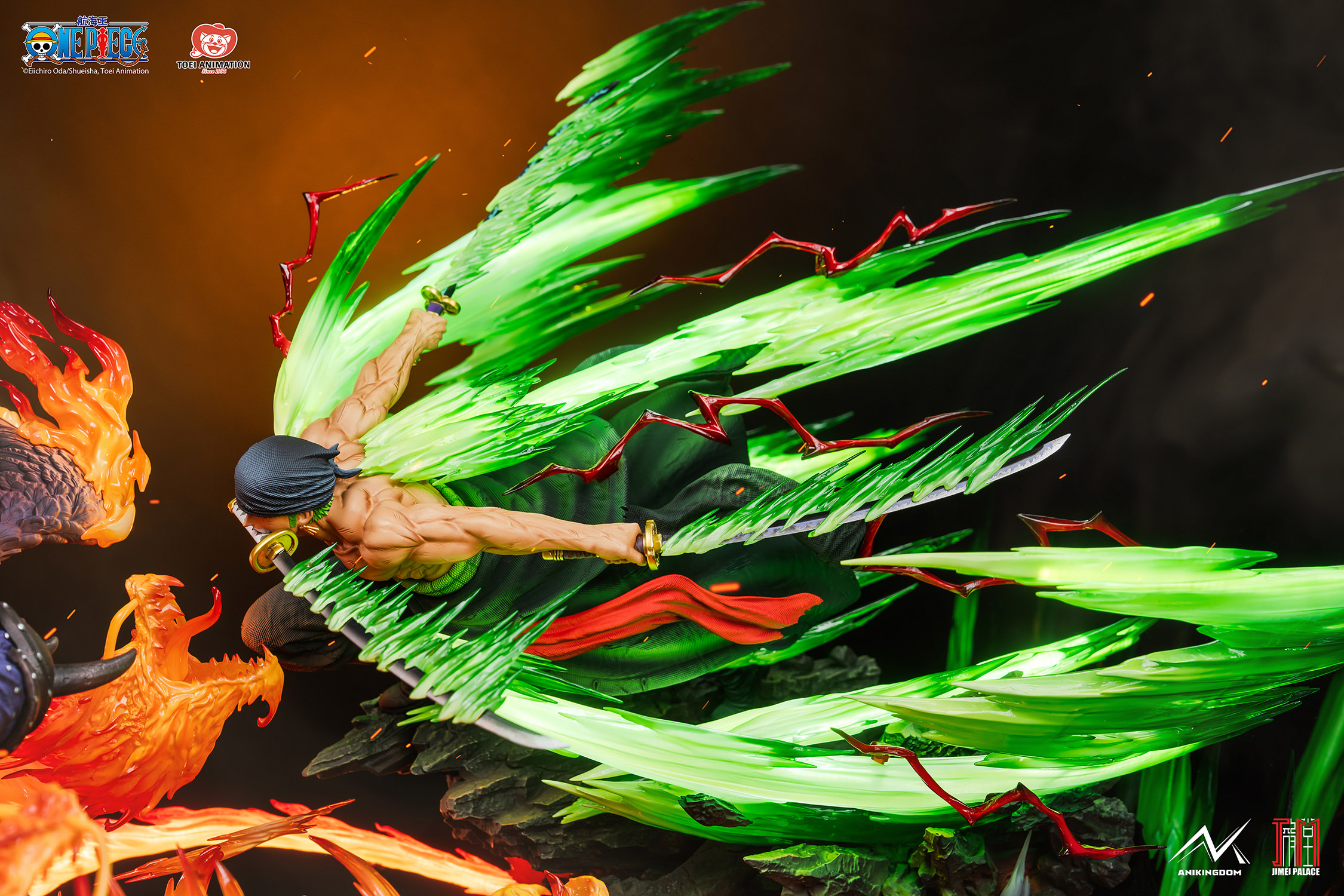 Zoro vs. King Statue by Jimei Palace x Anikingdom