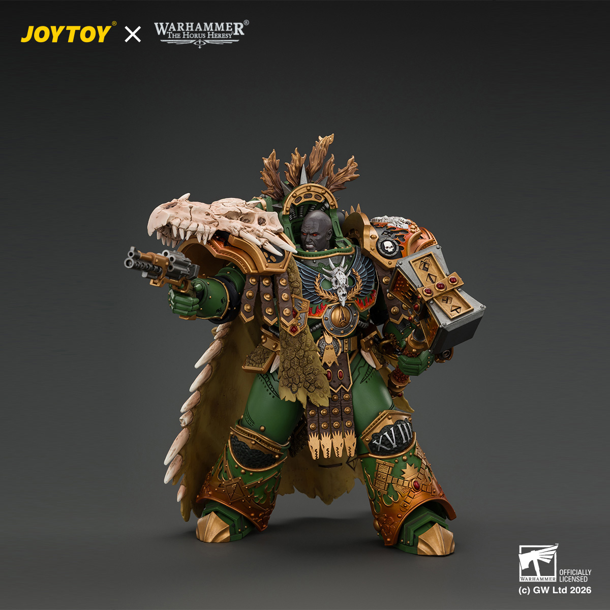 Vulkan, Primarch of the XVIIIth Legion Action by JoyToy