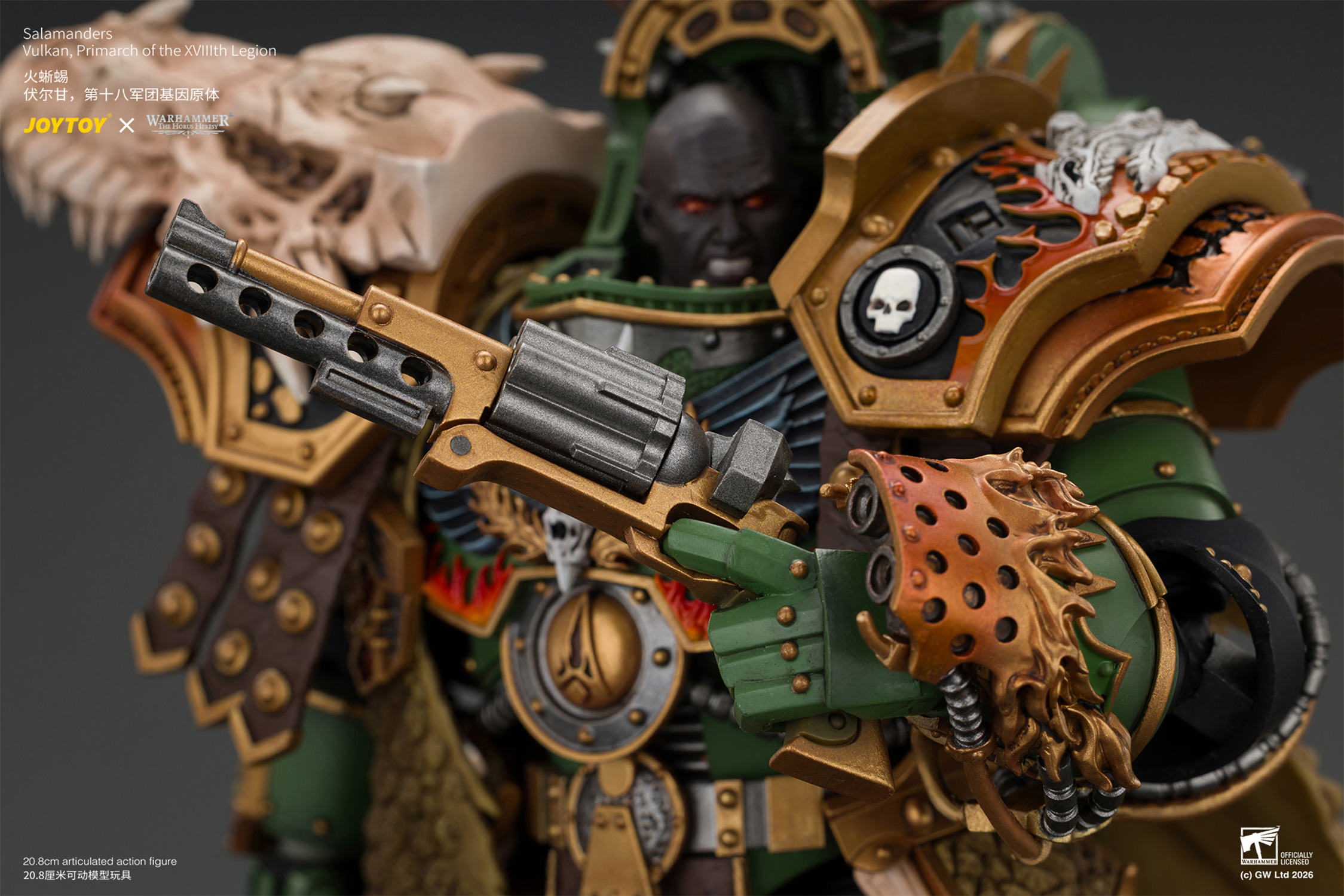 Vulkan, Primarch of the XVIIIth Legion Action by JoyToy