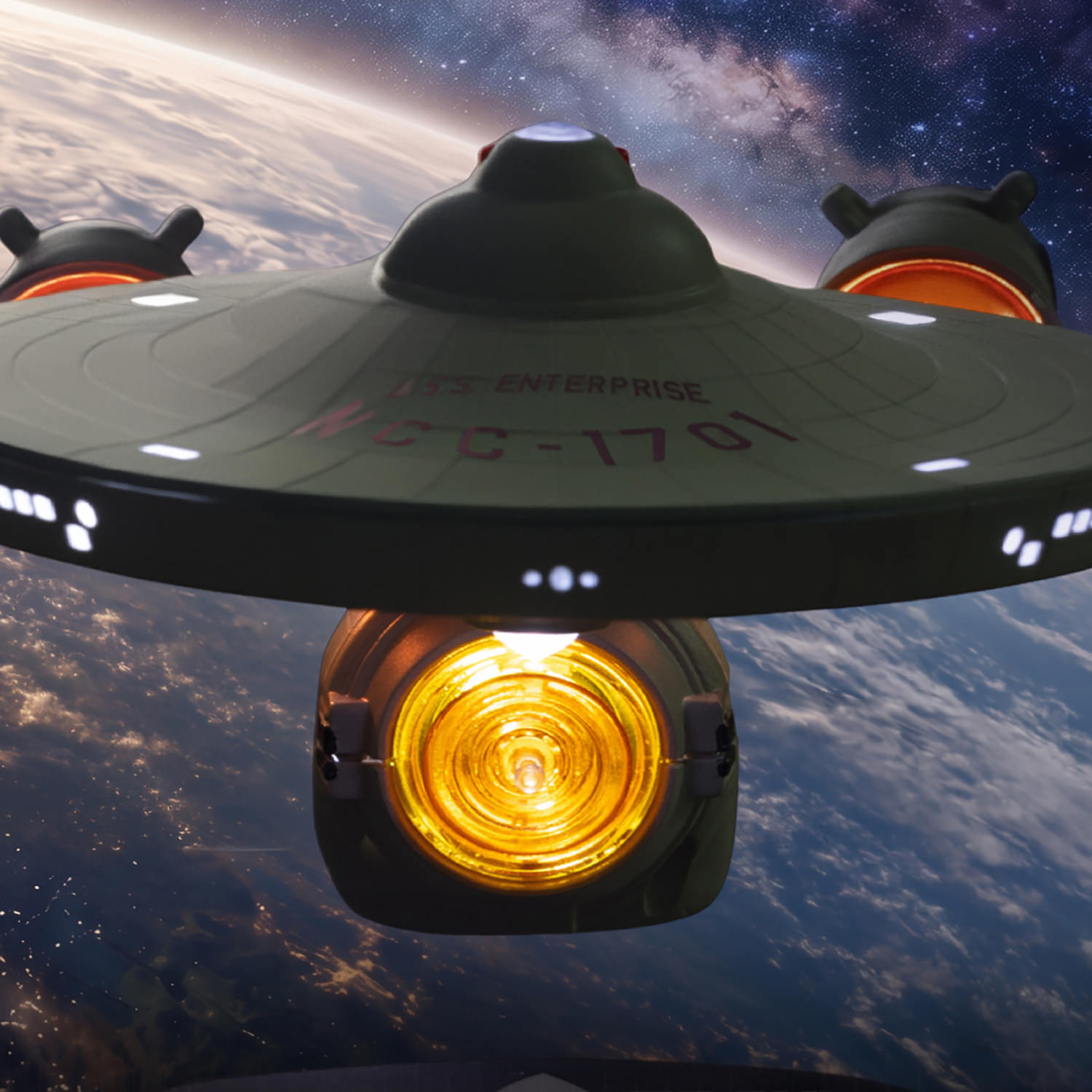 U.S.S. Enterprise NCC-1701 Collectible Figure by Beast Kingdom