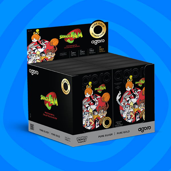Space Jam Blind Box Silver Collectible by Agoro