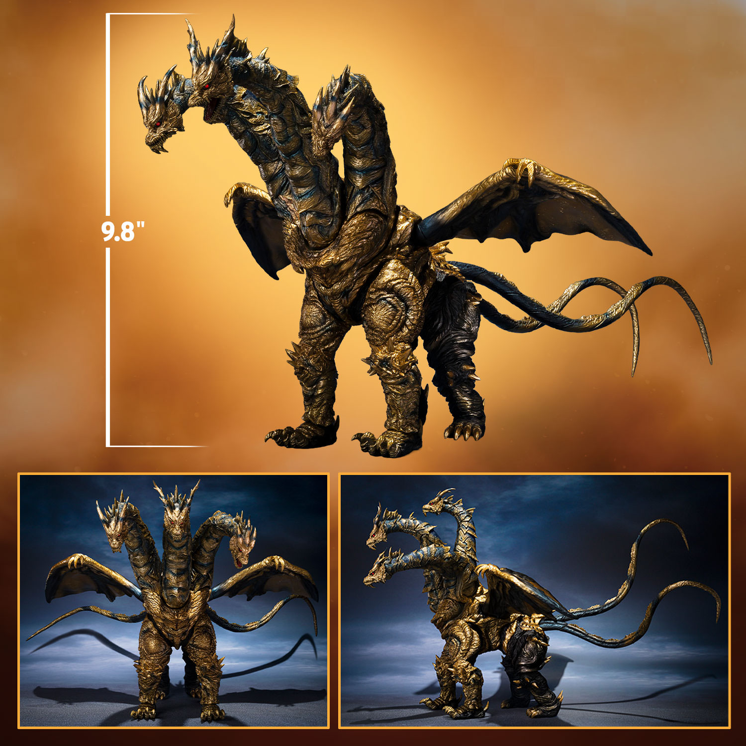 KAIZER GHIDORAH Action Figure by Tamashii Nations