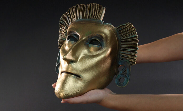 Francisco de Orellana’s Death Mask Wall Decor by Regal Robot