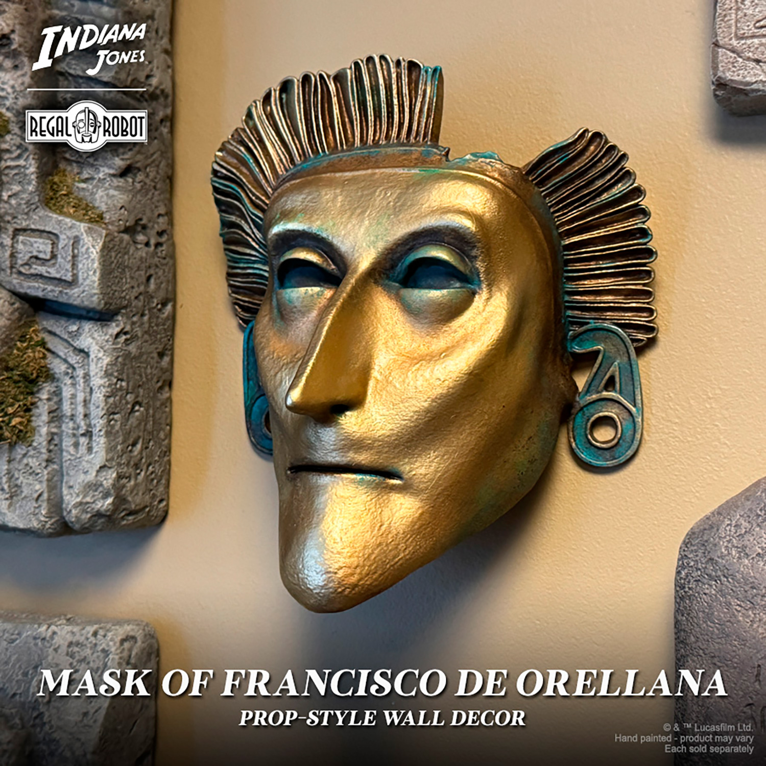 Francisco de Orellana’s Death Mask Wall Decor by Regal Robot