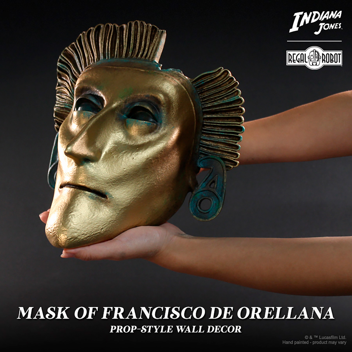 Francisco de Orellana’s Death Mask Wall Decor by Regal Robot