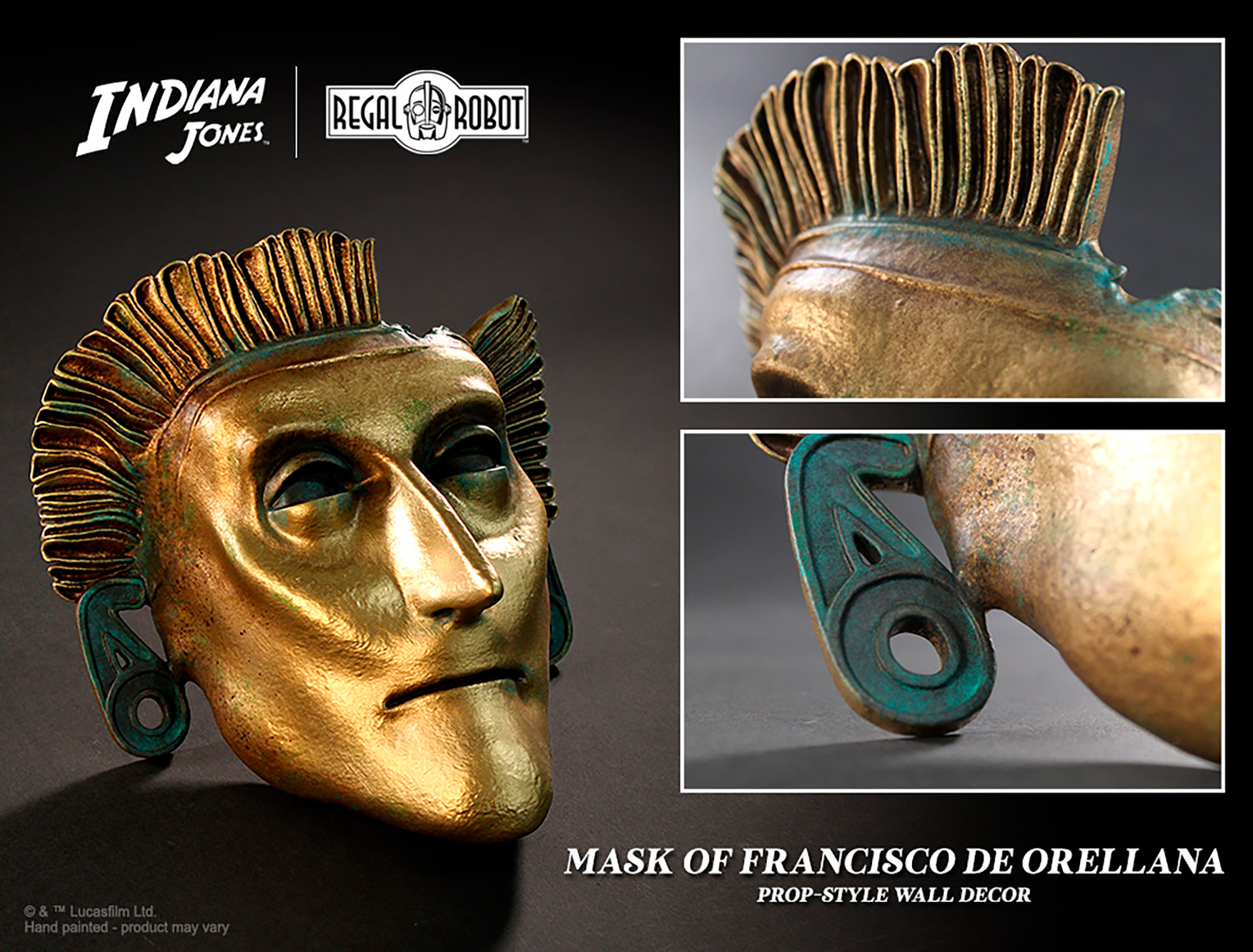 Francisco de Orellana’s Death Mask Wall Decor by Regal Robot