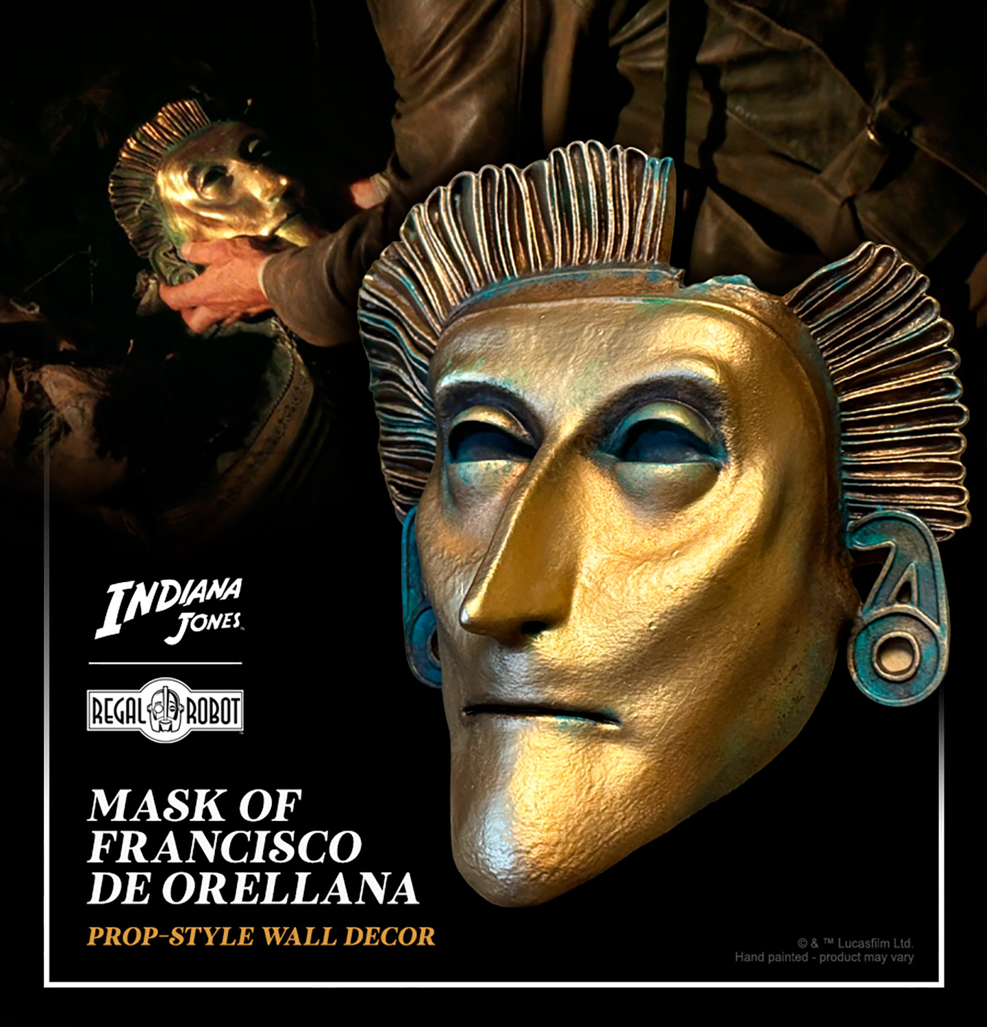 Francisco de Orellana’s Death Mask Wall Decor by Regal Robot