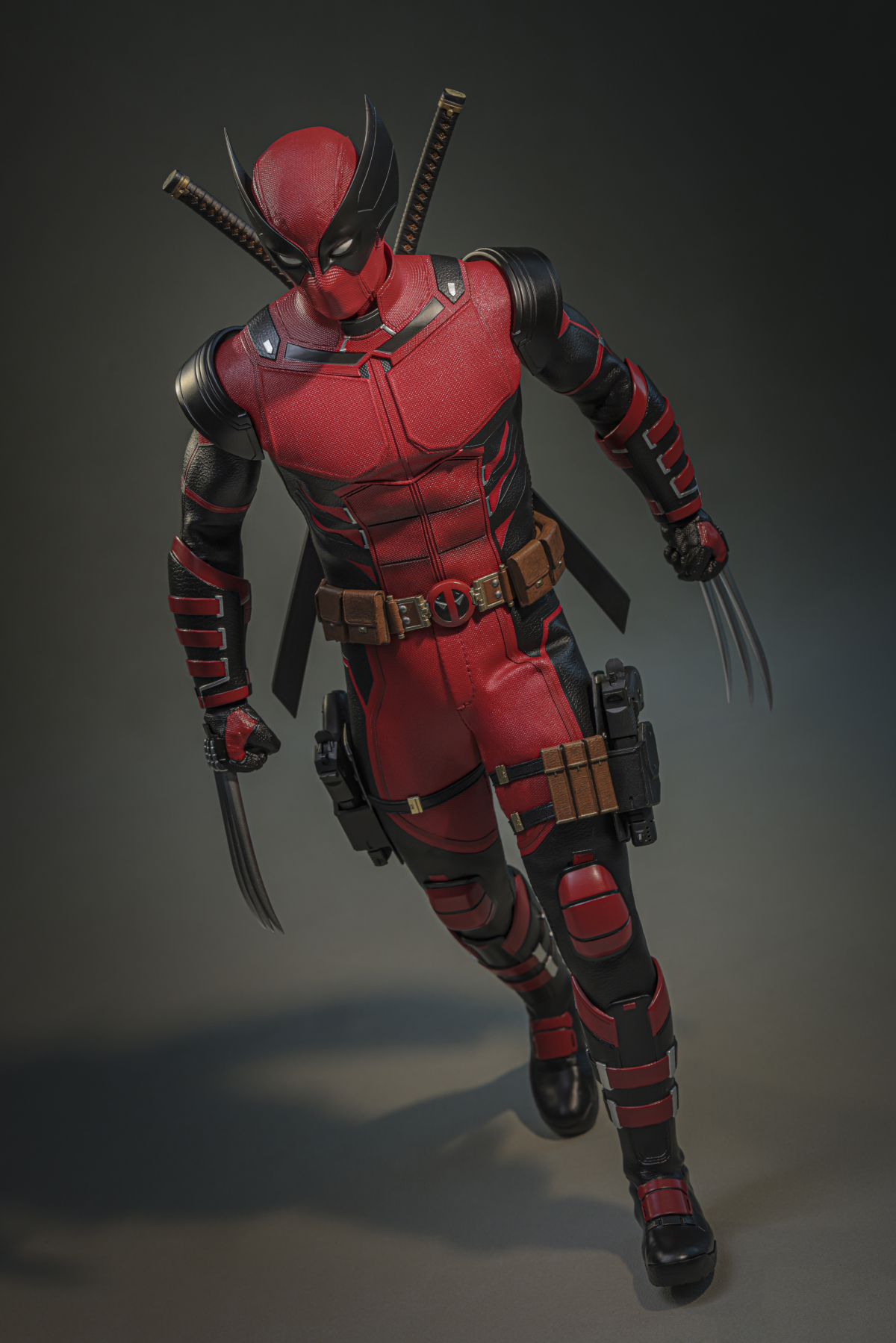 Deadpool and Wolverine Hot Toys Wolverinepool 1/6 Figure Brings Concept Art to Life
