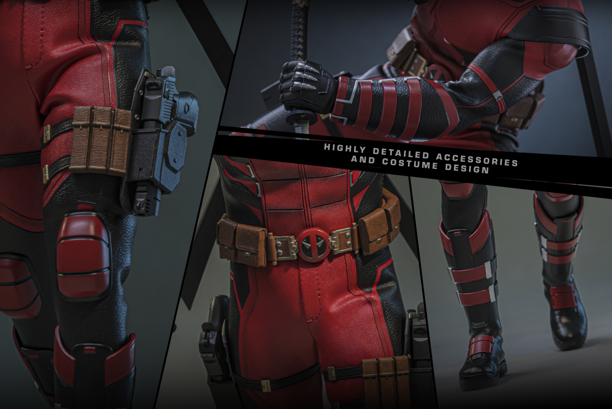 Deadpool and Wolverine Hot Toys Wolverinepool 1/6 Figure Brings Concept Art to Life