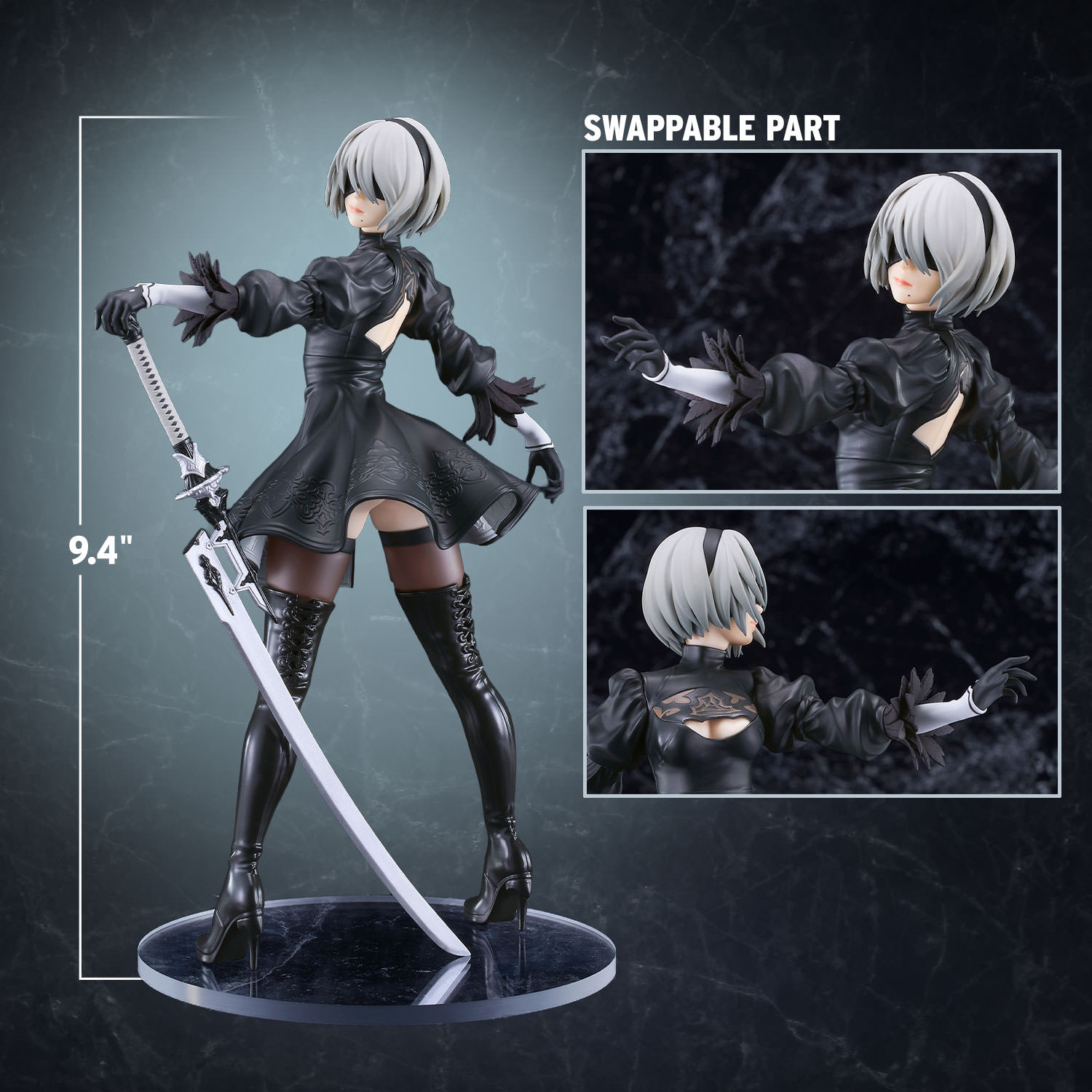 2B (YoRHa No.2 Type B) Collectible Figure by Good Smile Company