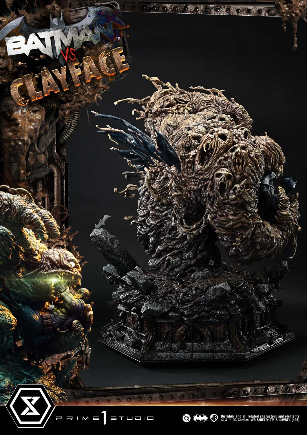 Batman vs Clayface (Deluxe Bonus Version) Quarter Scale Statue by Prime 1 Studio