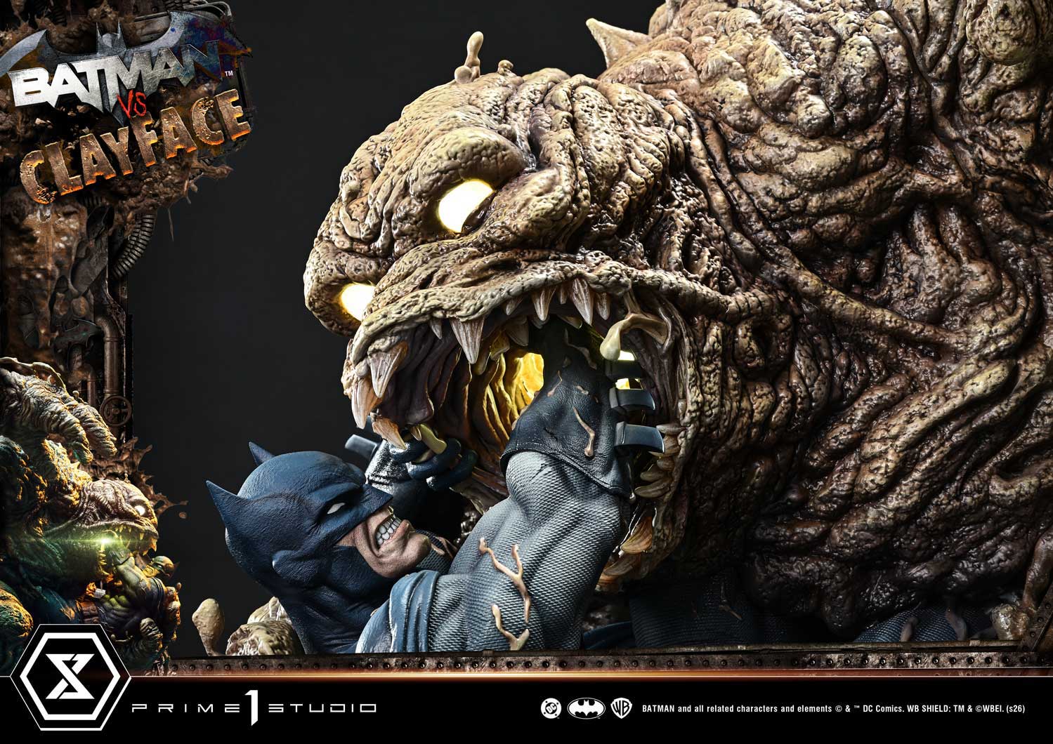 Batman vs Clayface (Deluxe Bonus Version) Quarter Scale Statue by Prime 1 Studio