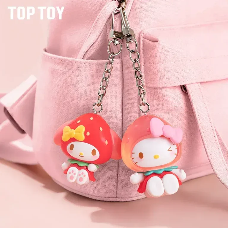 Sanrio Characters Strawberry Candy Series Mini Vinyl Keychain Pendant Blind Box