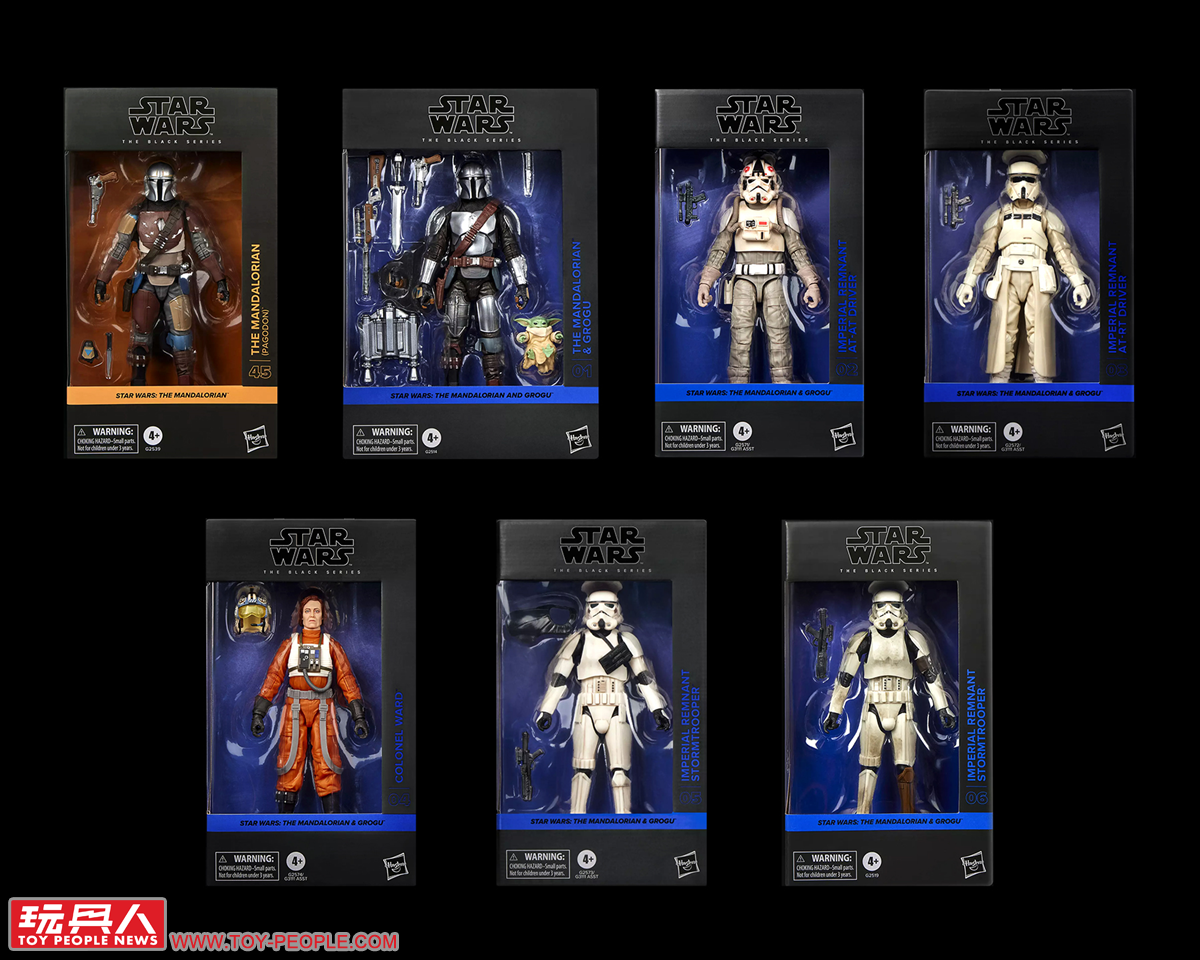 Star Wars The Black Series The Mandalorian and Grogu Wave Brings Weathered Beskar and Remnant Troopers