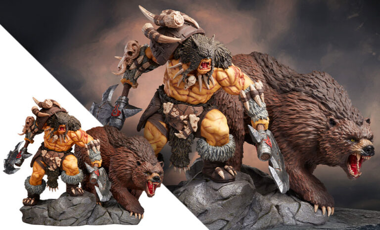 Rexxar & Misha Statue by Bolt Production