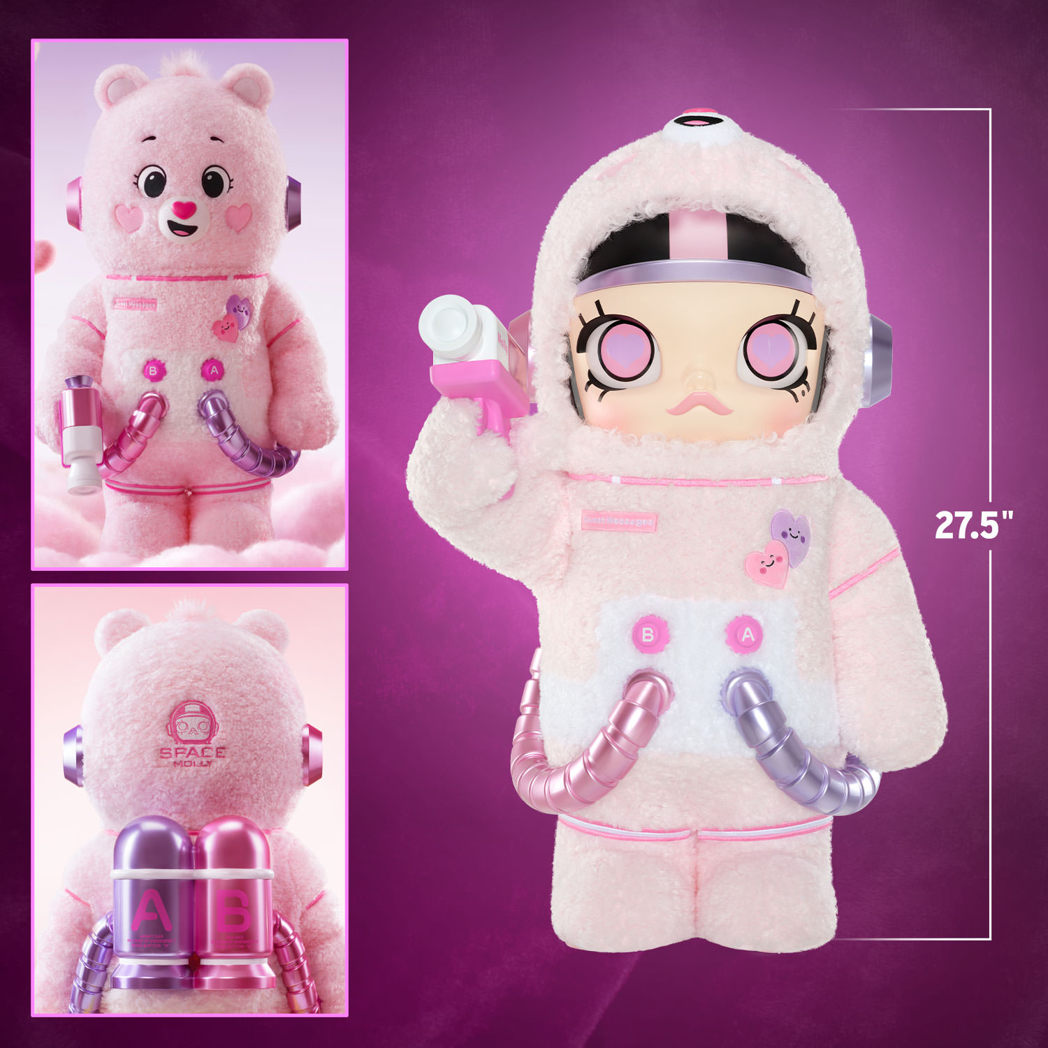 MEGA SPACE MOLLY 1000% Sweet Messages Bear Collectible Figure by POP MART