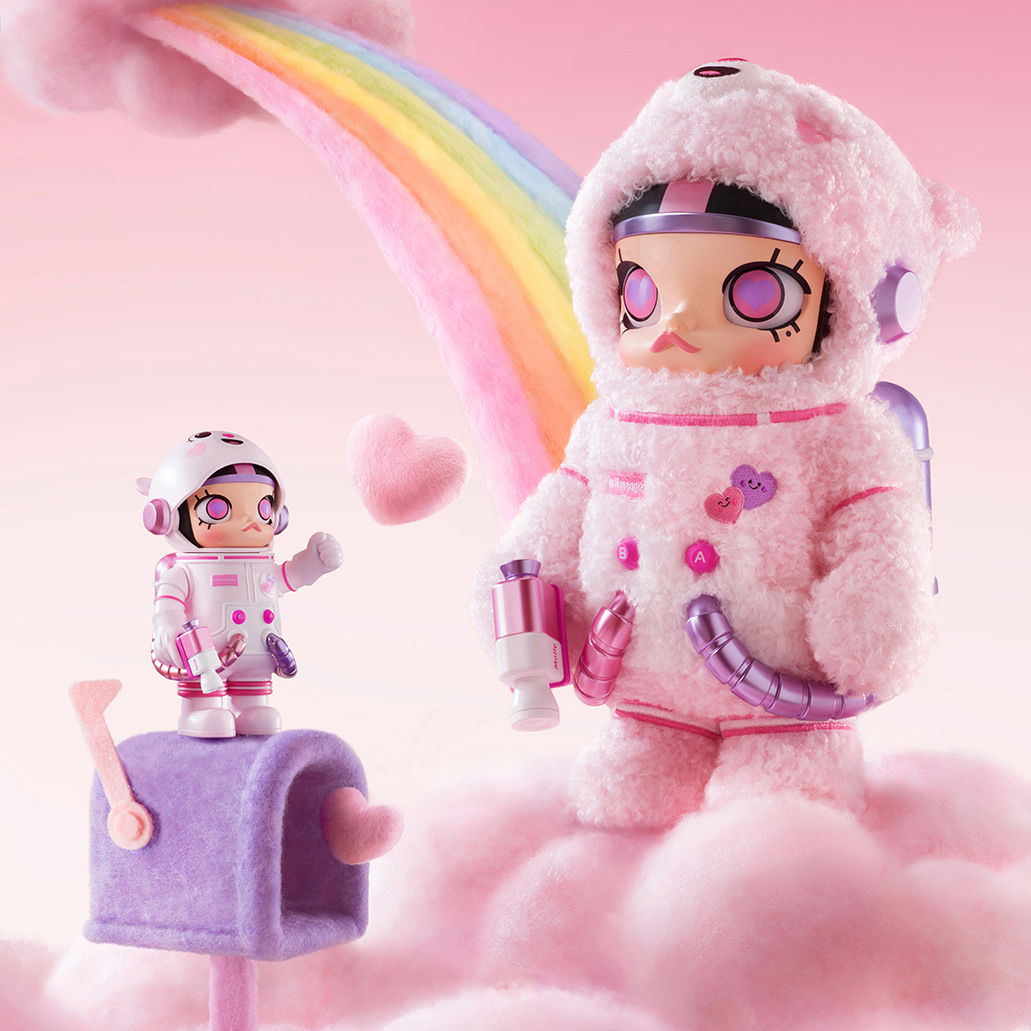 MEGA SPACE MOLLY 1000% Sweet Messages Bear Collectible Figure by POP MART