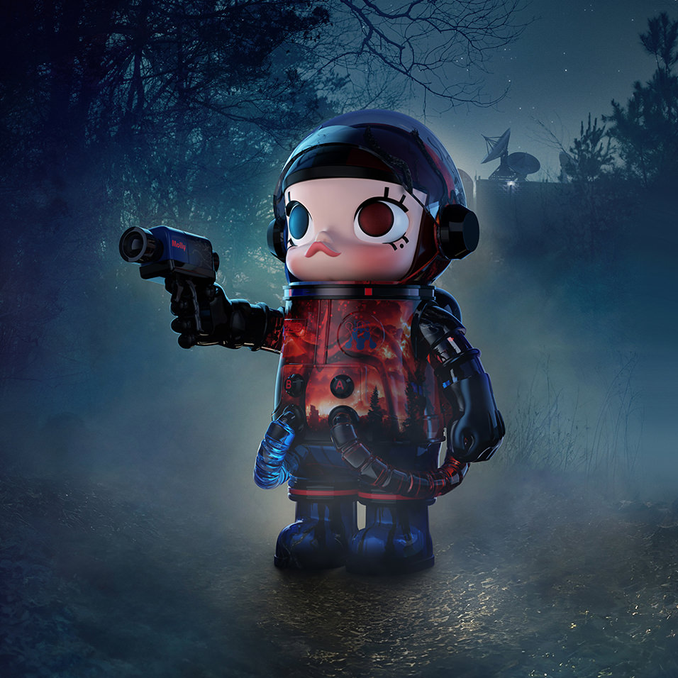 MEGA SPACE MOLLY 1000% Stranger Things Collectible Figure by POP MART