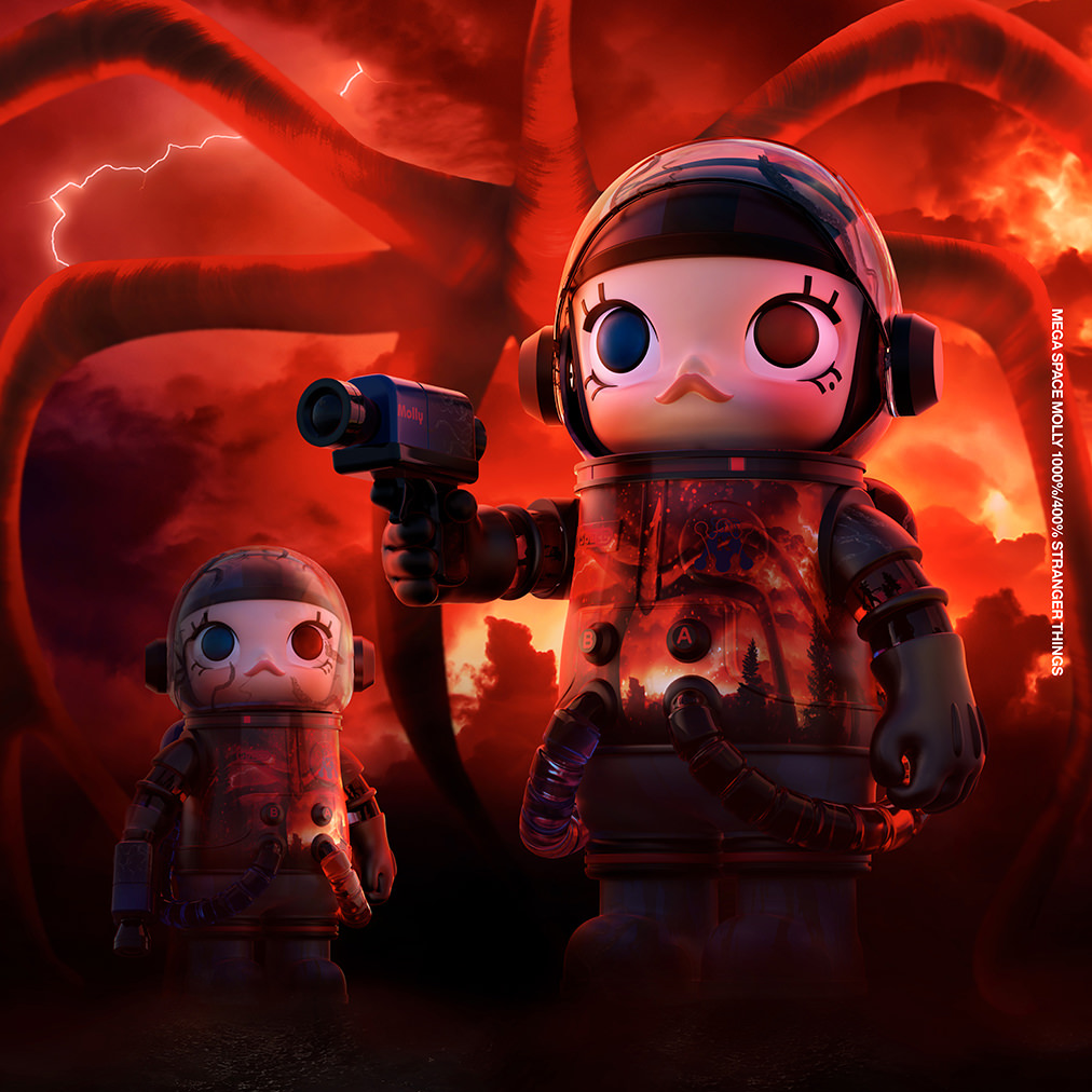 MEGA SPACE MOLLY 1000% Stranger Things Collectible Figure by POP MART
