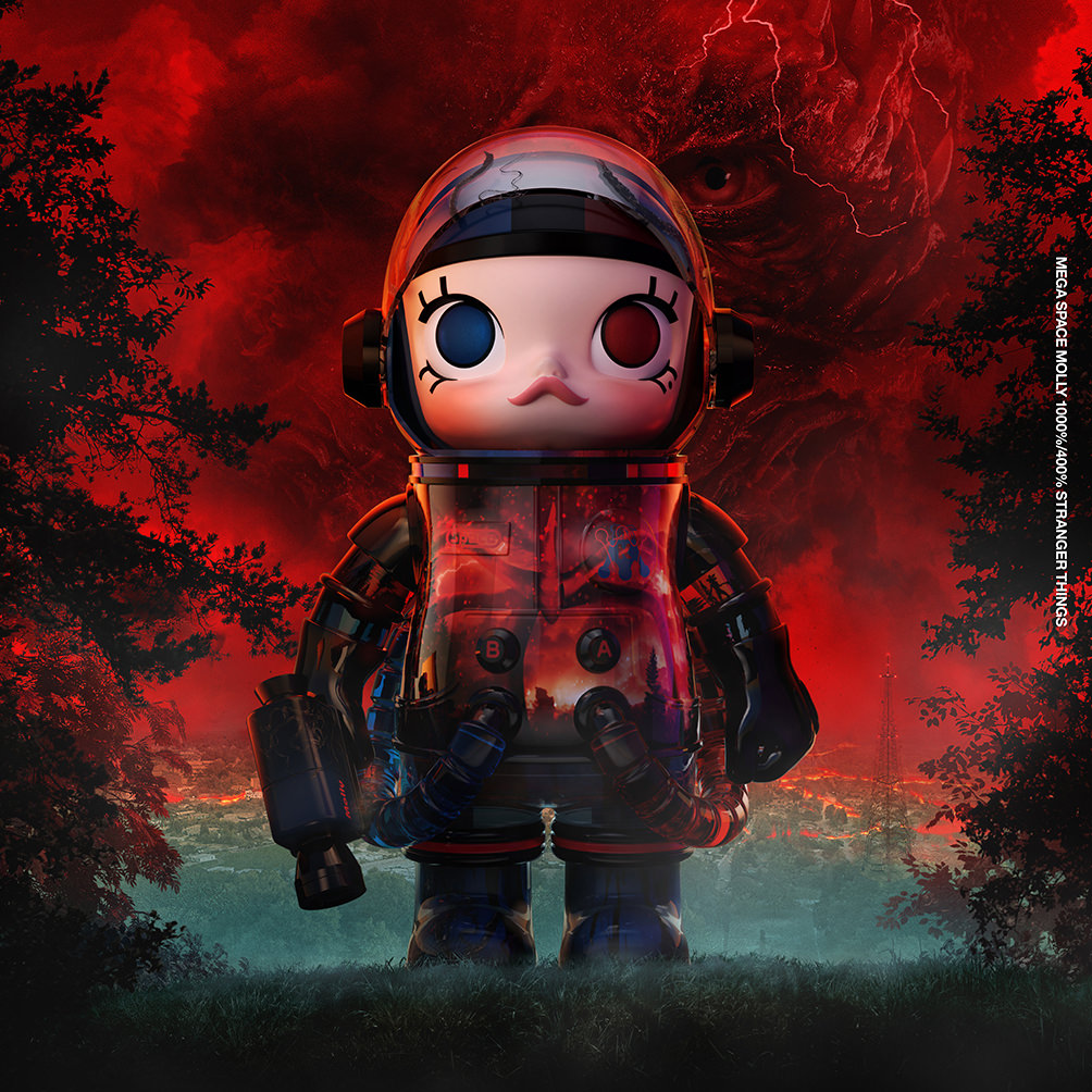 MEGA SPACE MOLLY 1000% Stranger Things Collectible Figure by POP MART