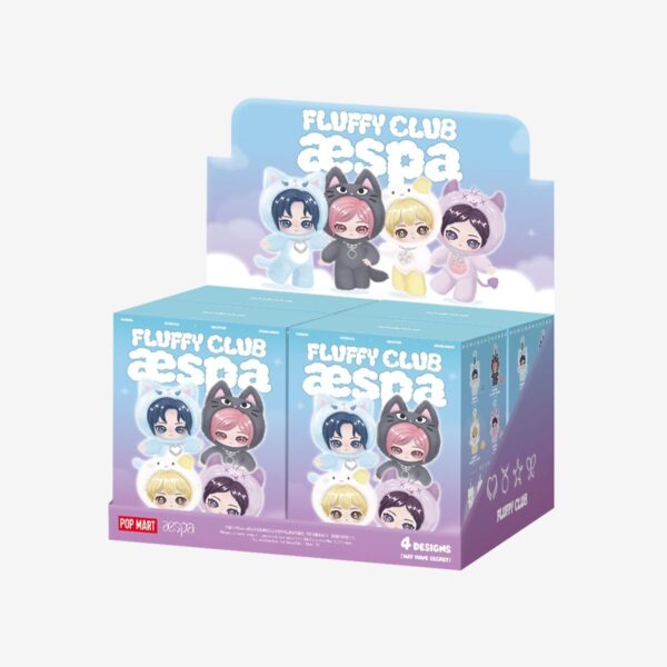 aespa — Fluffy Club Vinyl Plush Doll Pendant Blind Box | POP MART