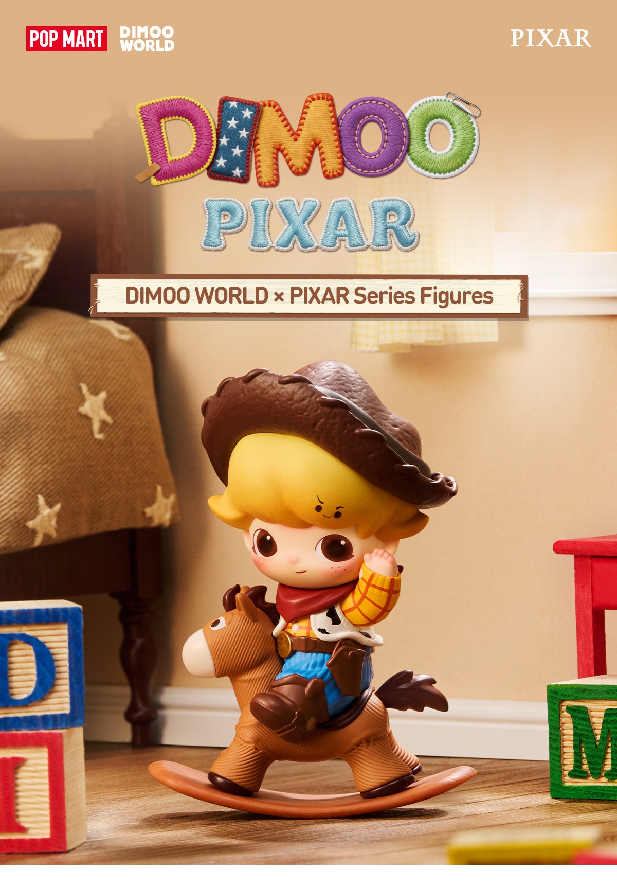 DIMOO × PIXAR — DIMOO WORLD Figures Blind Box | POP MART — official detail