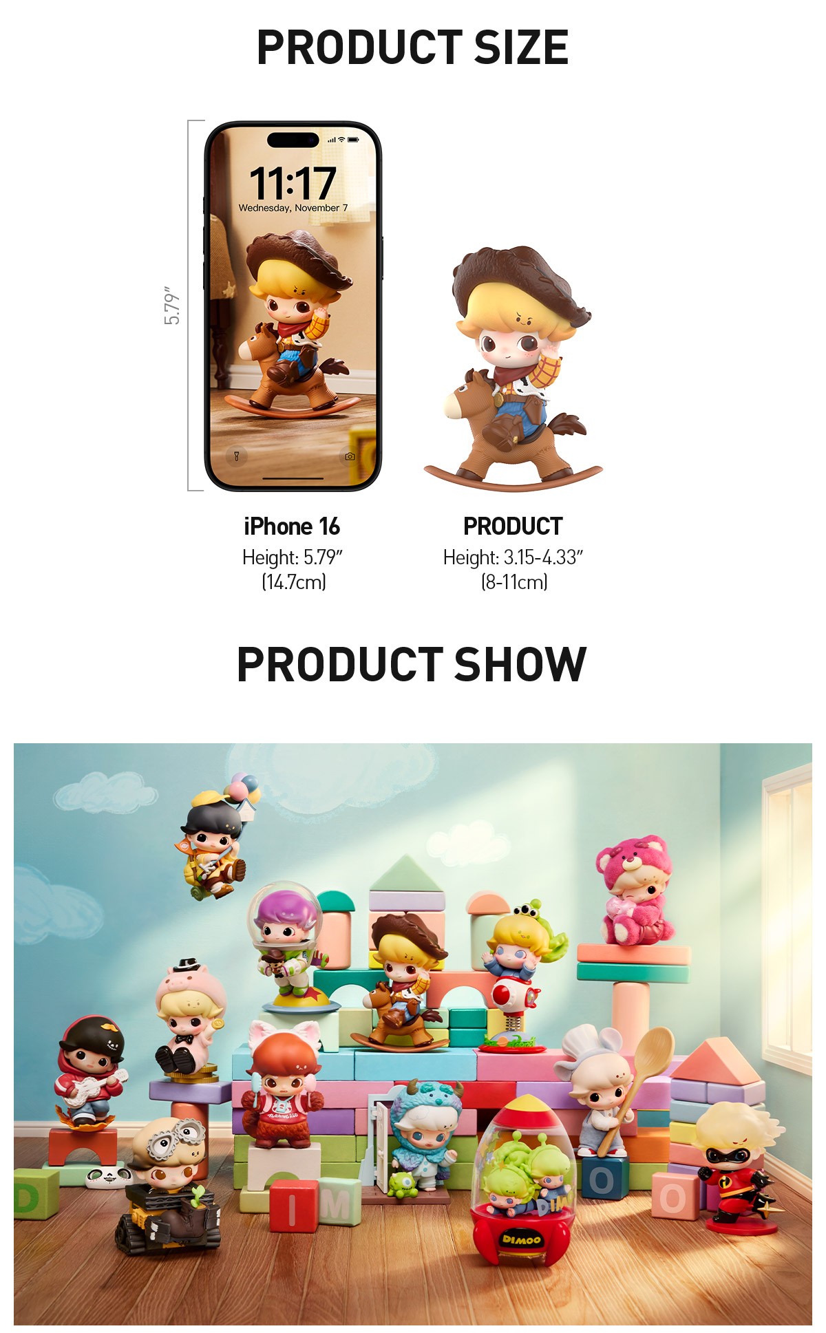 DIMOO × PIXAR — DIMOO WORLD Figures Blind Box | POP MART — official detail