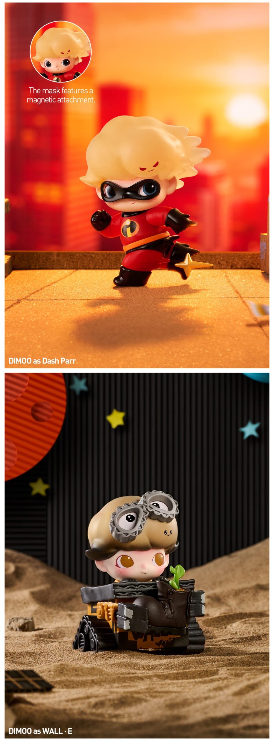 DIMOO × PIXAR — DIMOO WORLD Figures Blind Box | POP MART — official detail