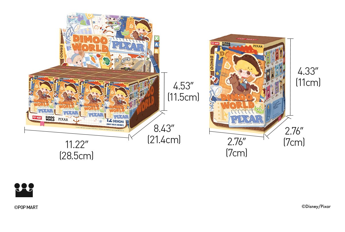 DIMOO × PIXAR — DIMOO WORLD Figures Blind Box | POP MART — official detail