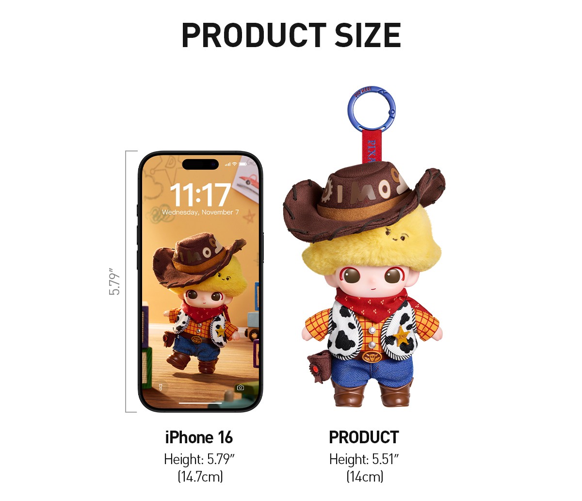 DIMOO × PIXAR — DIMOO WORLD Vinyl Plush Pendant Blind Box | POP MART — official detail