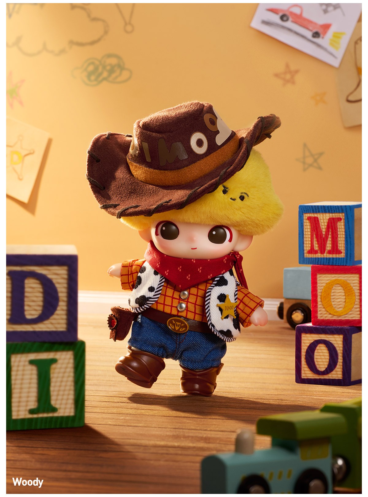 DIMOO × PIXAR — DIMOO WORLD Vinyl Plush Pendant Blind Box | POP MART — official detail